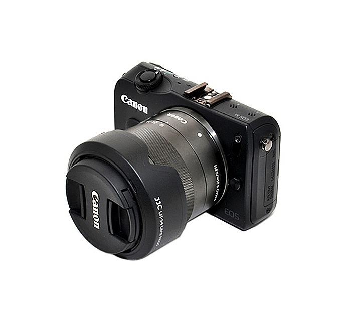  JJC Motljusskydd för Canon EF-M 18-55mm f3.5-5.6 IS STM motsvarar EW-54